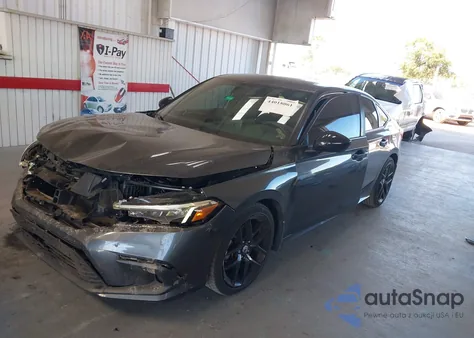 2022 Honda Civic Sport z USA, uszkodzony, nr VIN 2HGFE2F53NH585056